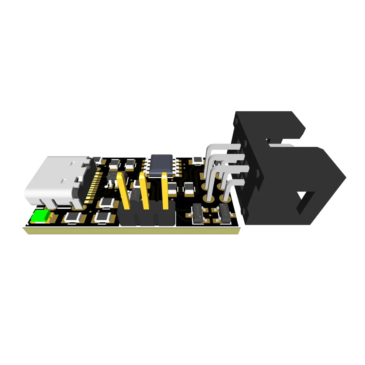 Рендер Type-C/UART UBoard